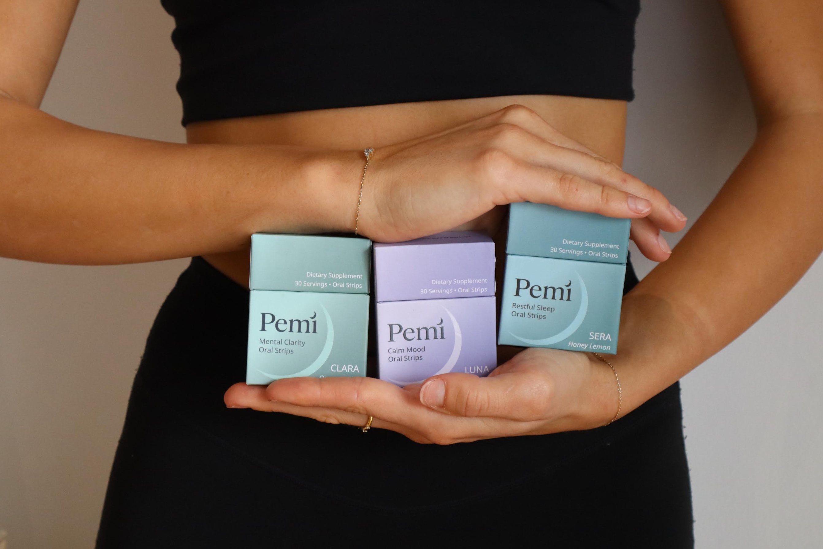 Pemi perimenopause supplements launch with three dissolving strips