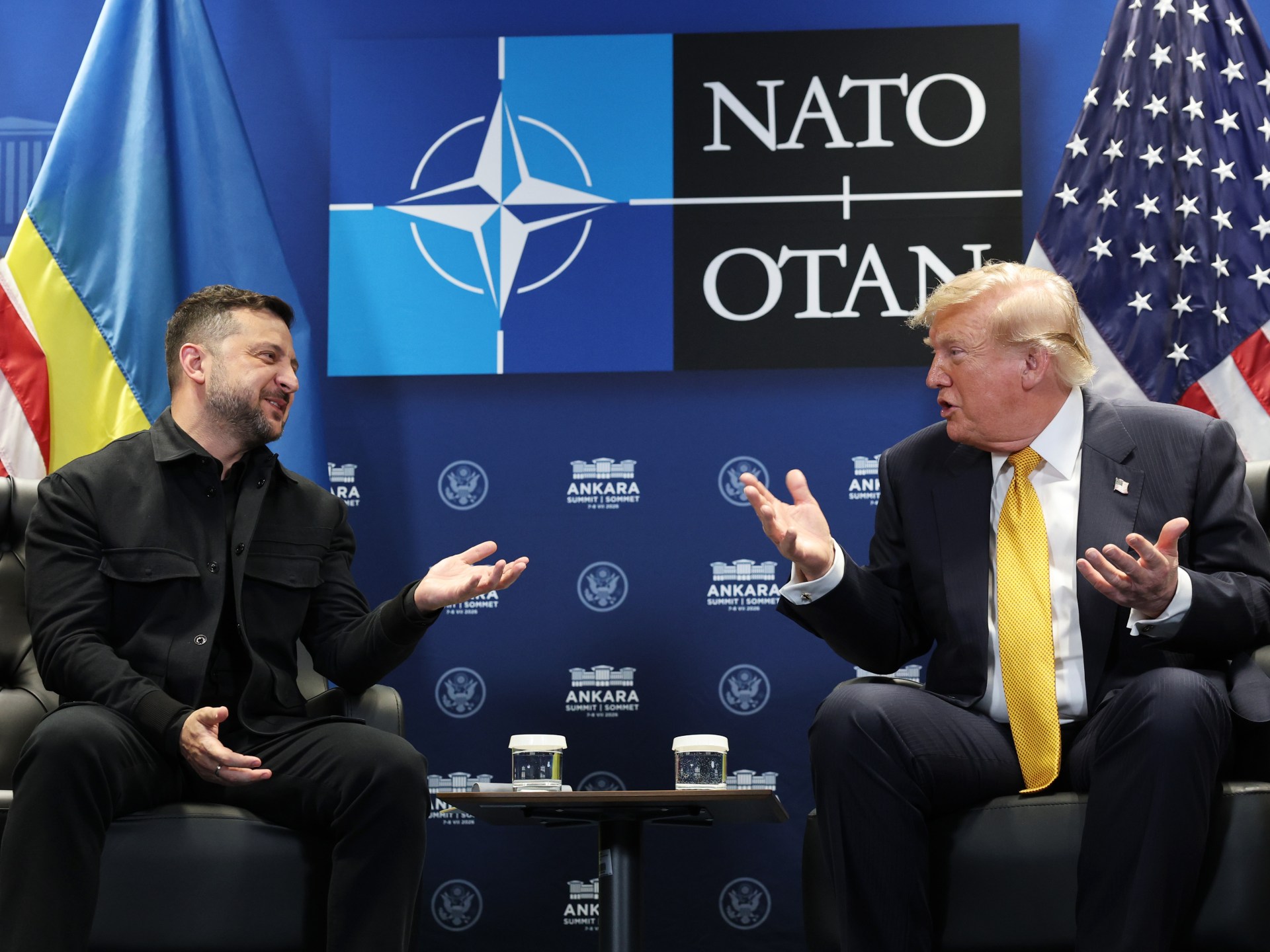 NATO commits €70bn to Ukraine as Trump cites peace talks progress