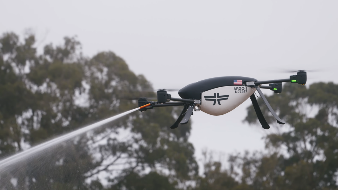 Fire agencies test drones aimed at stopping small wildfires early