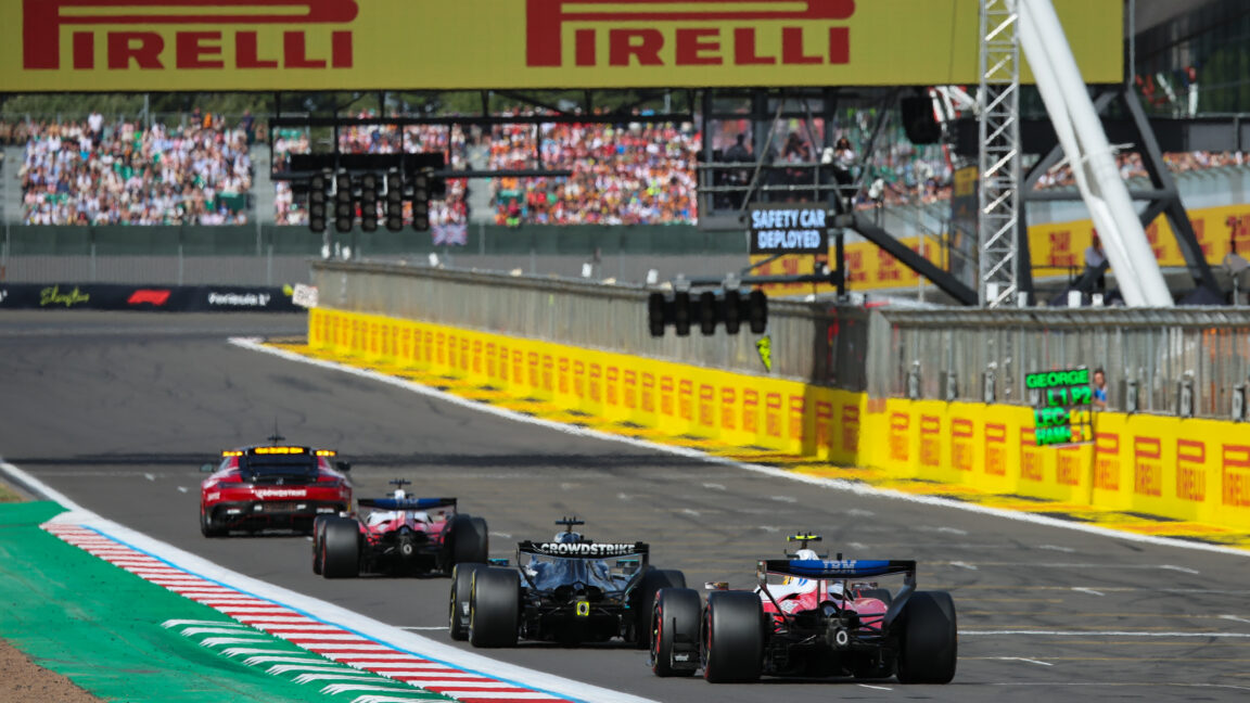 Leclerc wins British Grand Prix after safety car message error