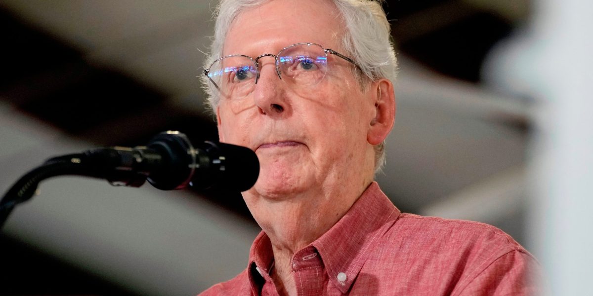 McConnell says fall caused hospitalization as he continues rehab