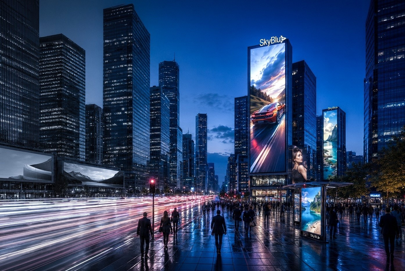 Sky Blue Media UAE pushes portrait screens for outdoor ads