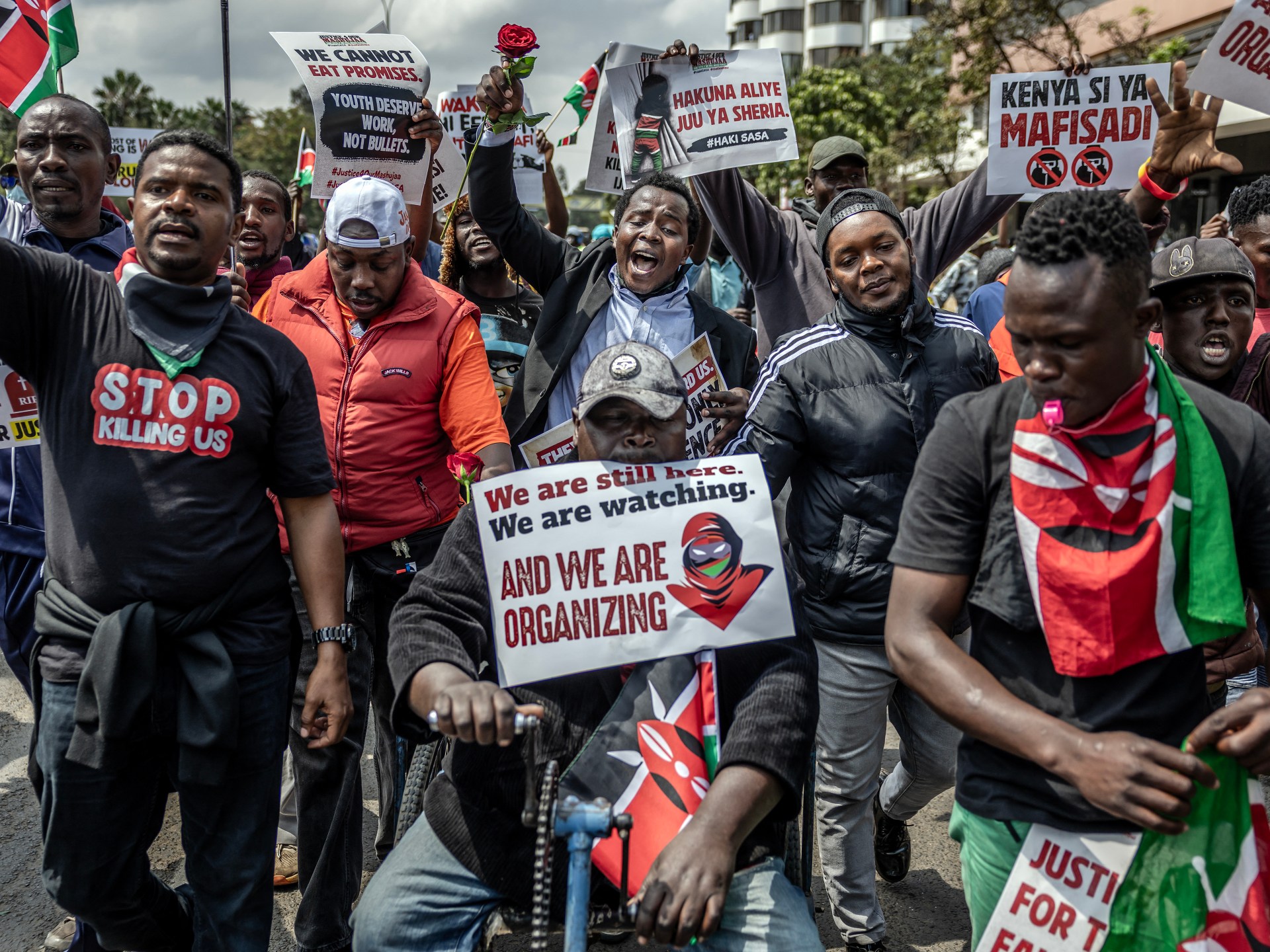 Kenyan police arrest 355 during protest anniversary events