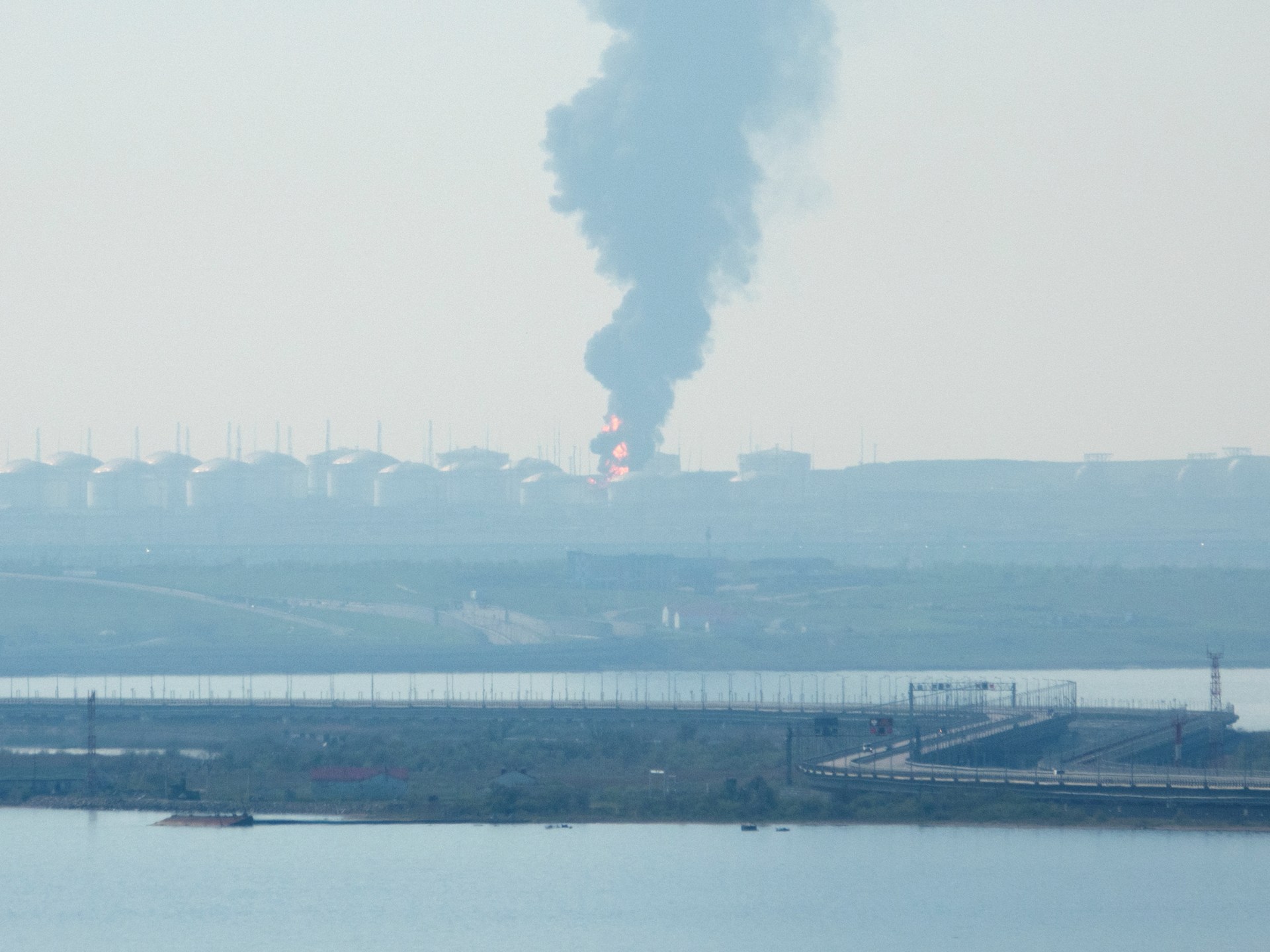 Russian officials say Ukrainian strikes killed five in Crimea and border regions