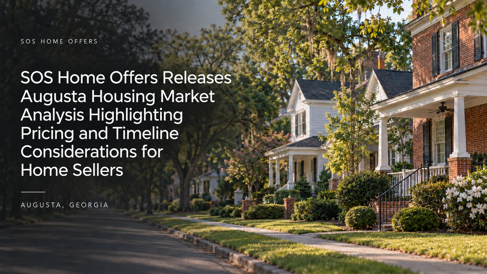 SOS Home Offers cites Augusta sales data in seller analysis