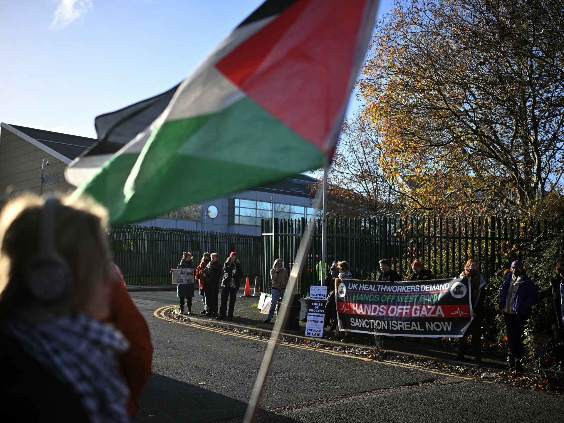 Four Palestine Action activists jailed in UK terrorism case