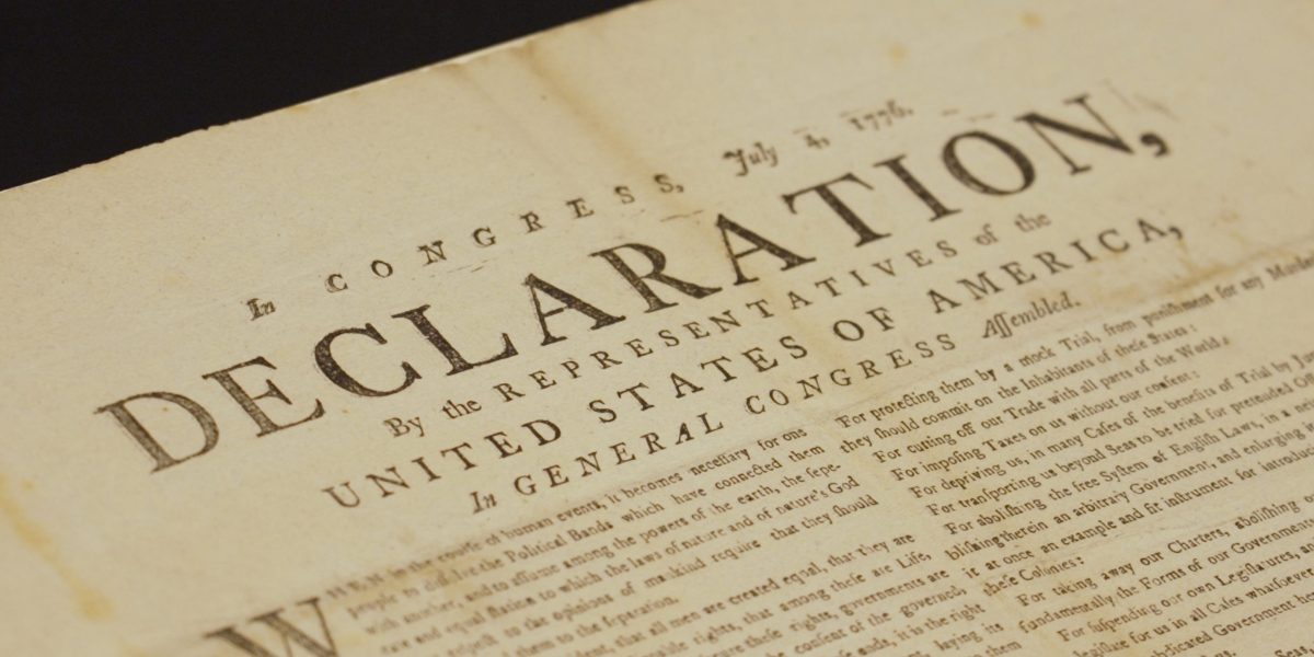 Rare 1776 Declaration copy found in British archives