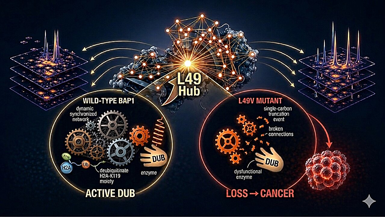 BAP1 mutations in cancer may disable a hidden tumor-suppressor signal