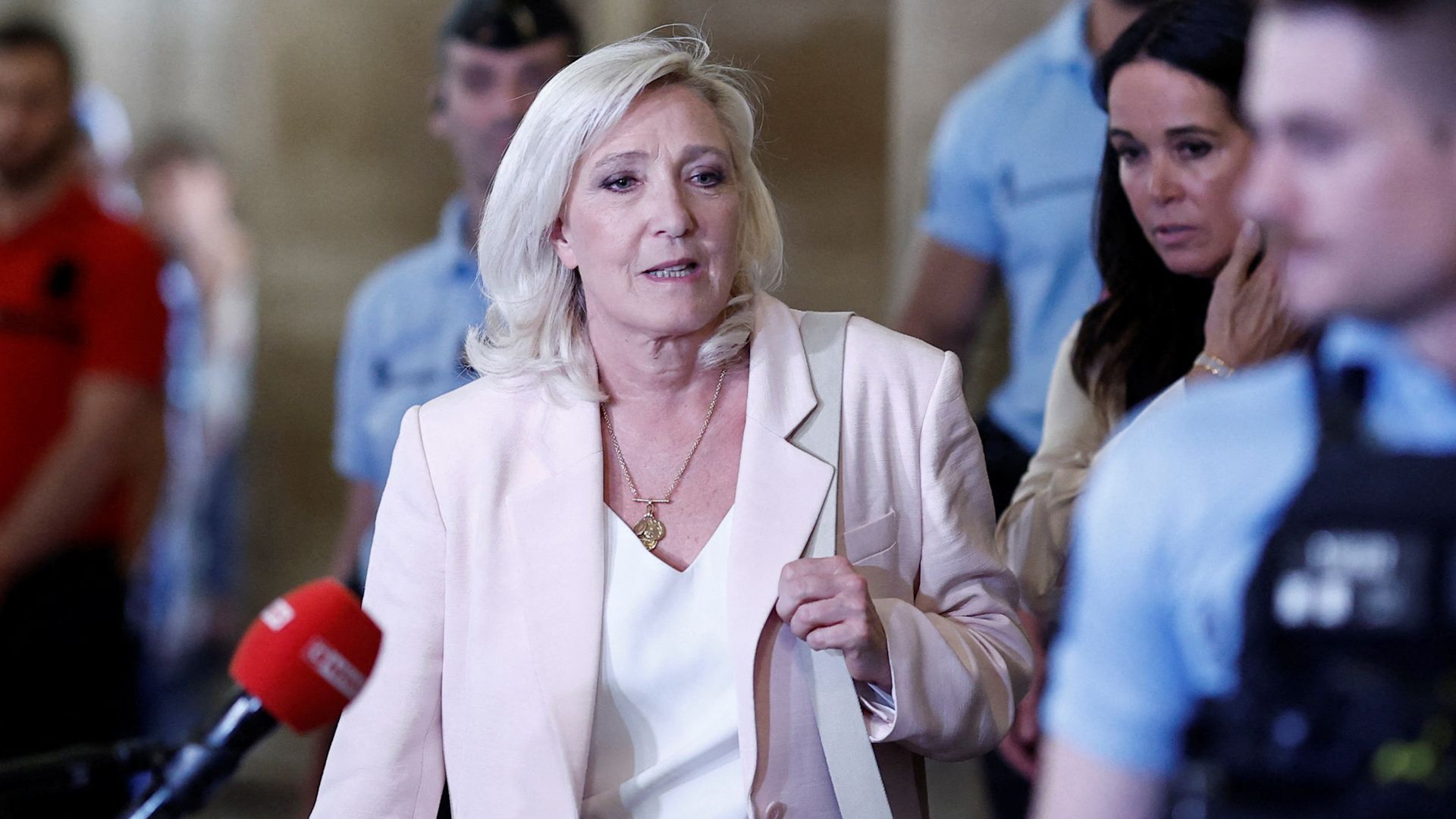 Le Pen ordered to wear electronic tag after appeal