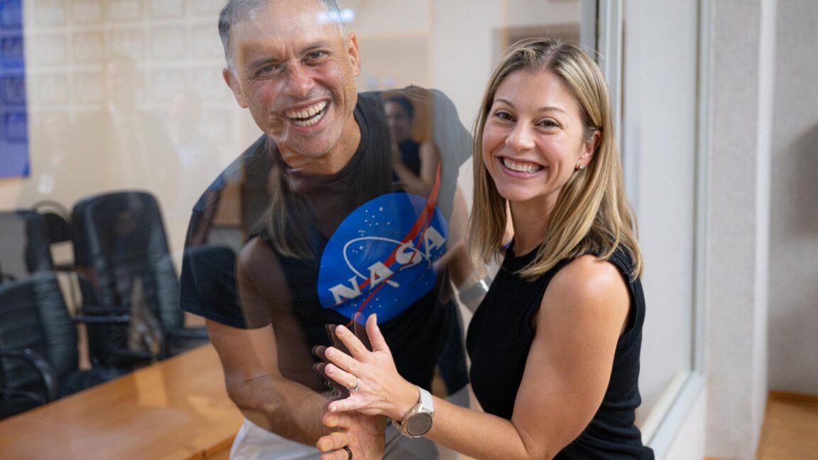 NASA doctor reaches orbit after four astronaut rejections