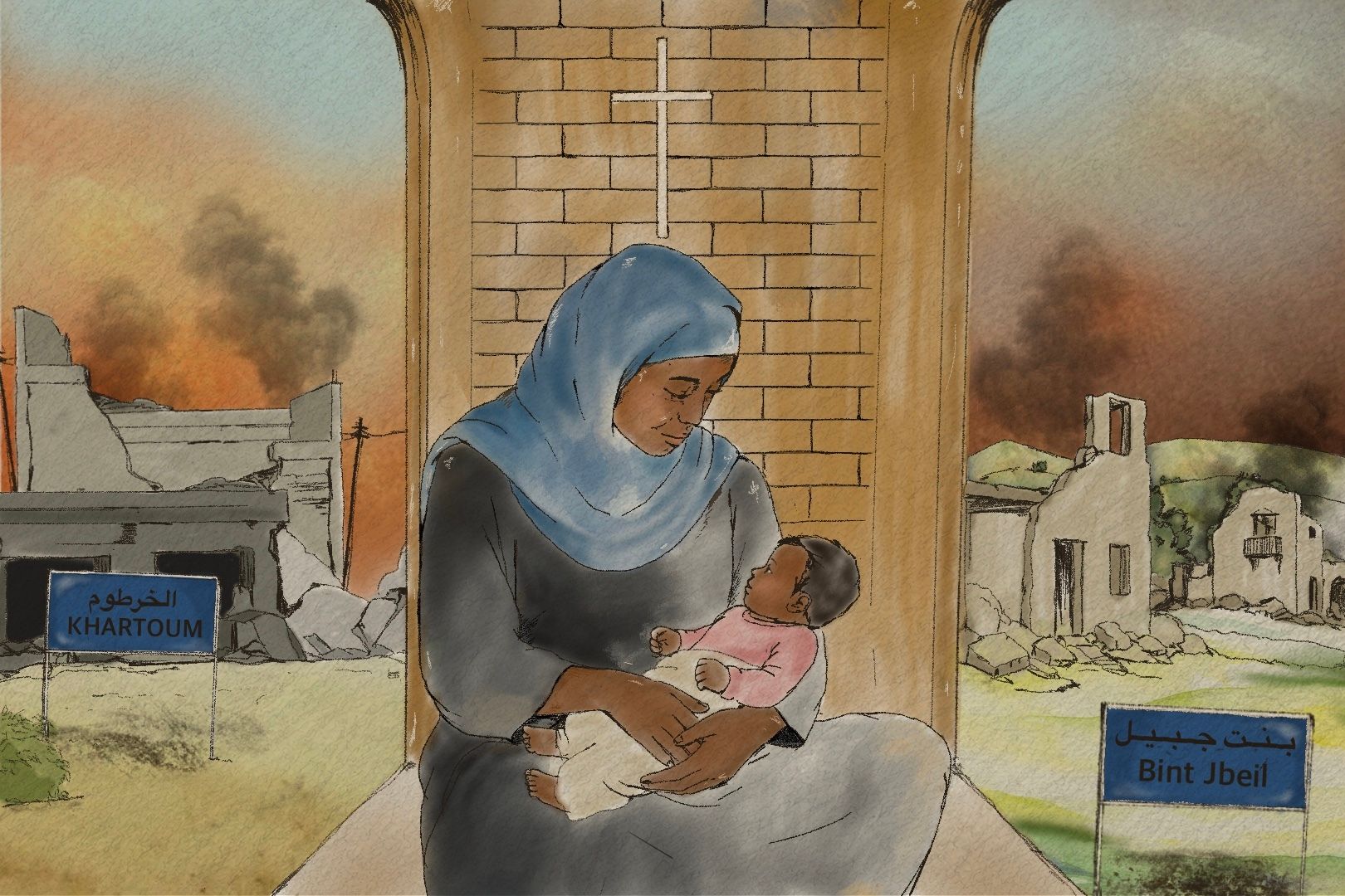 Sudanese mothers in Lebanon face displacement after fleeing war at home