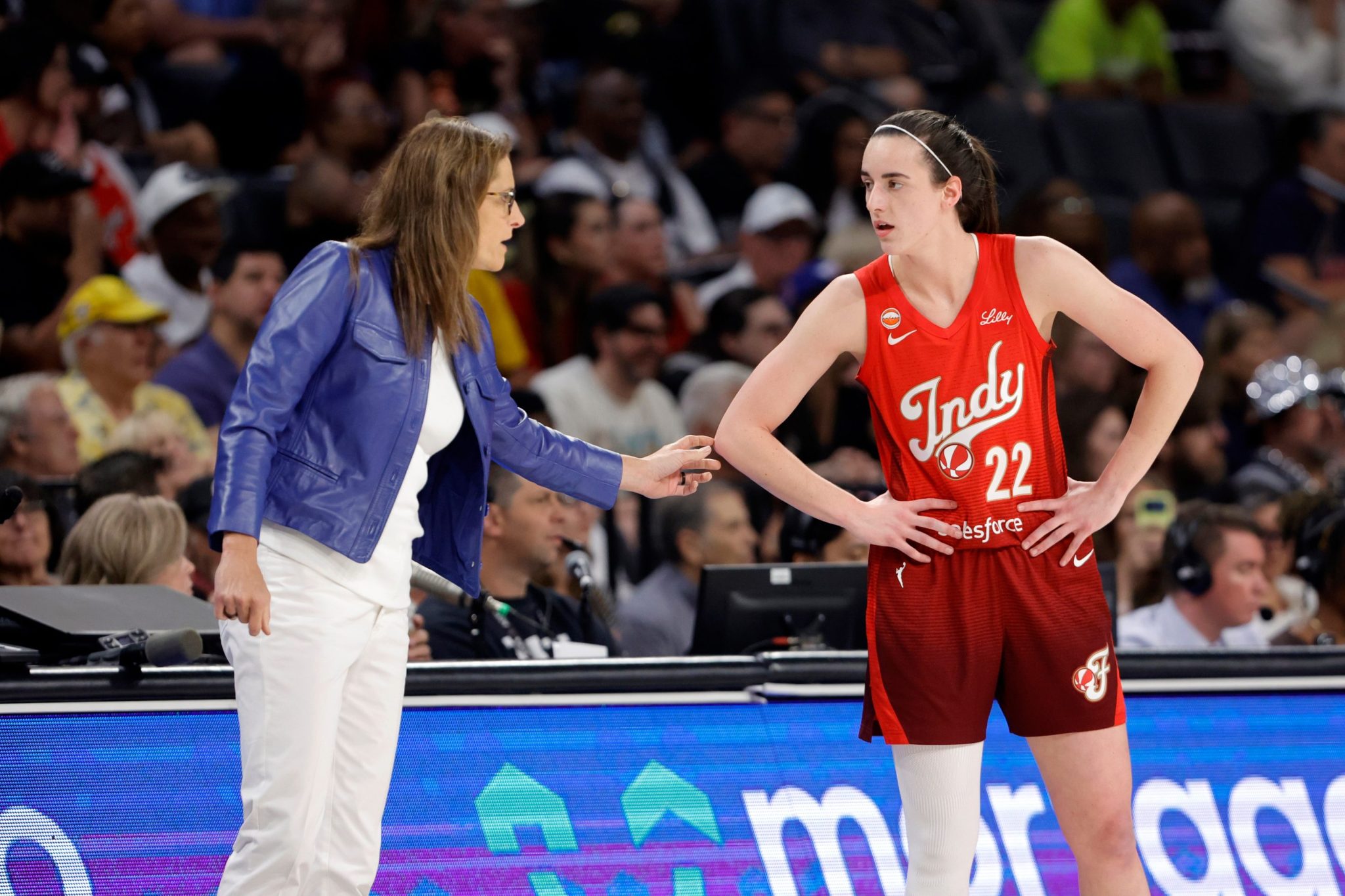 Silver says Clark has been pulled into political fight over WNBA play