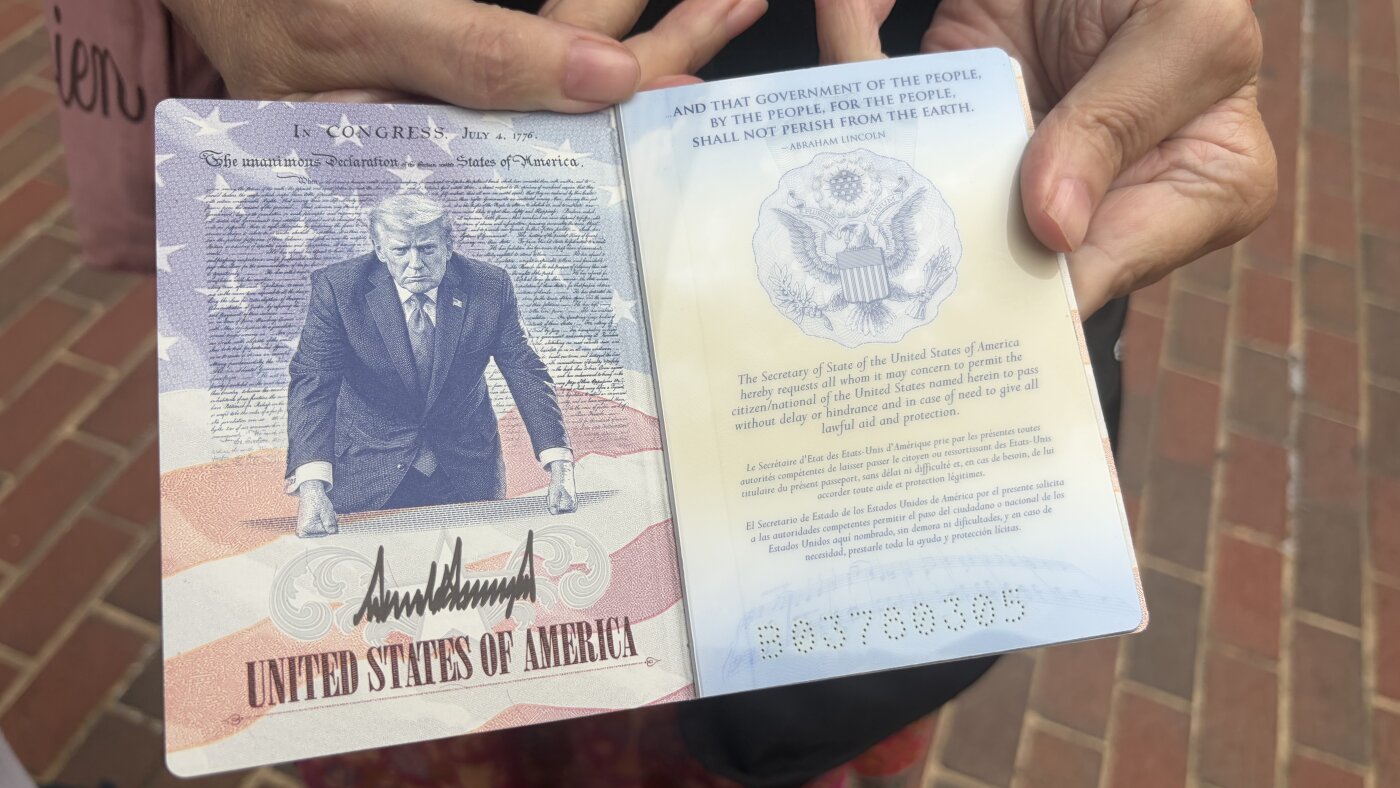 Trump image appears in limited 250th anniversary passports
