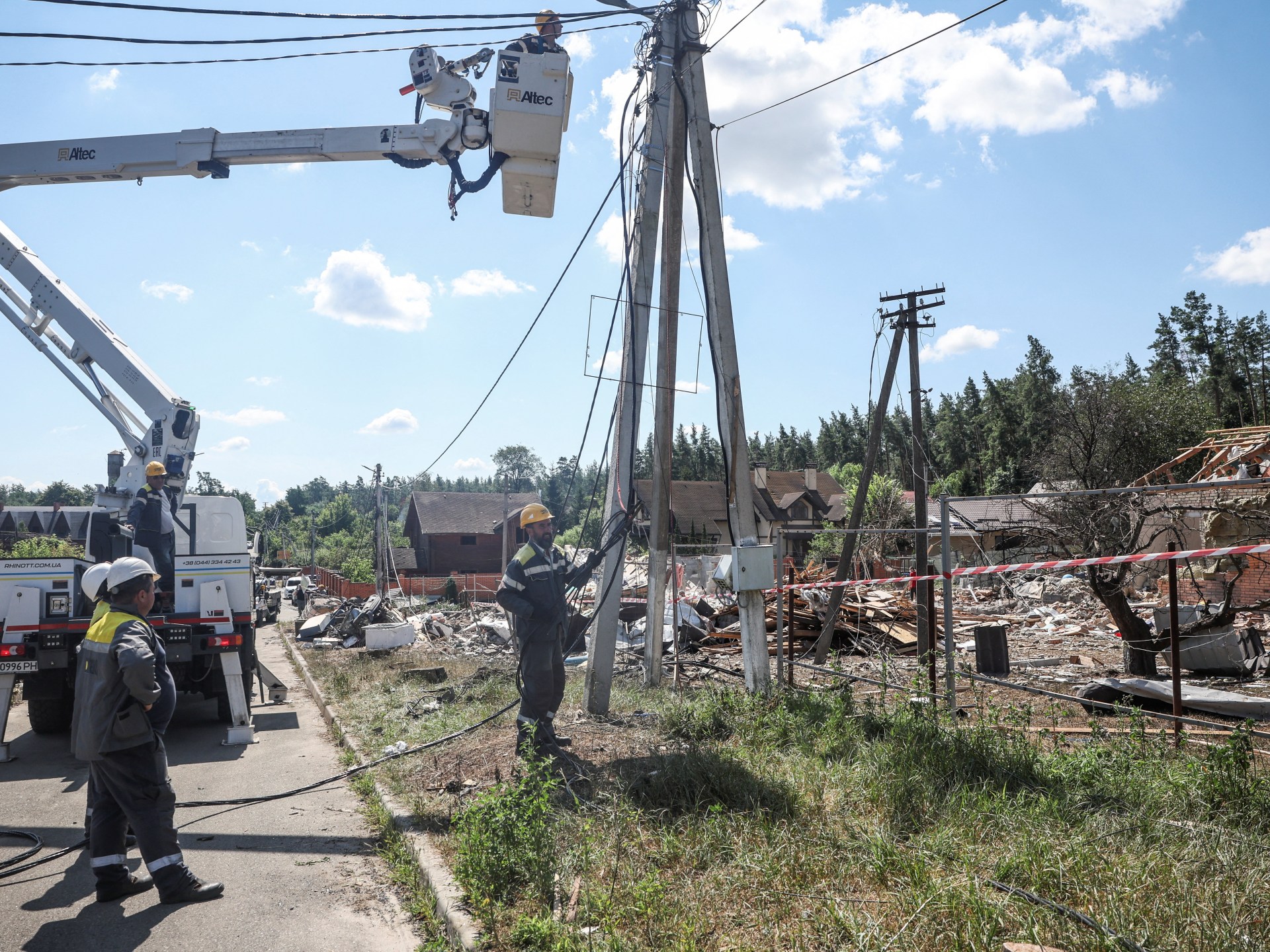 Ukraine-Russia drone strikes kill at least 11 as holiday camps are hit