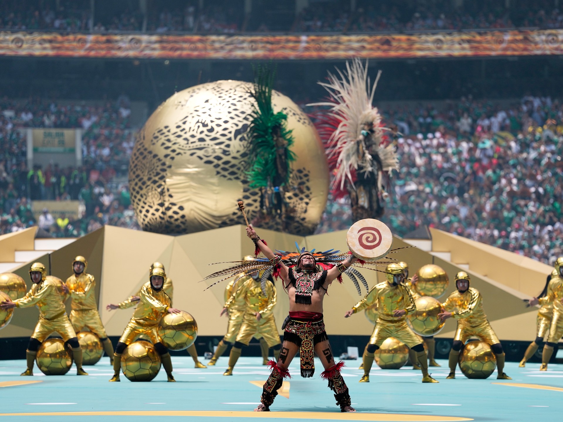 World Cup opens in Mexico City with show, security and protests