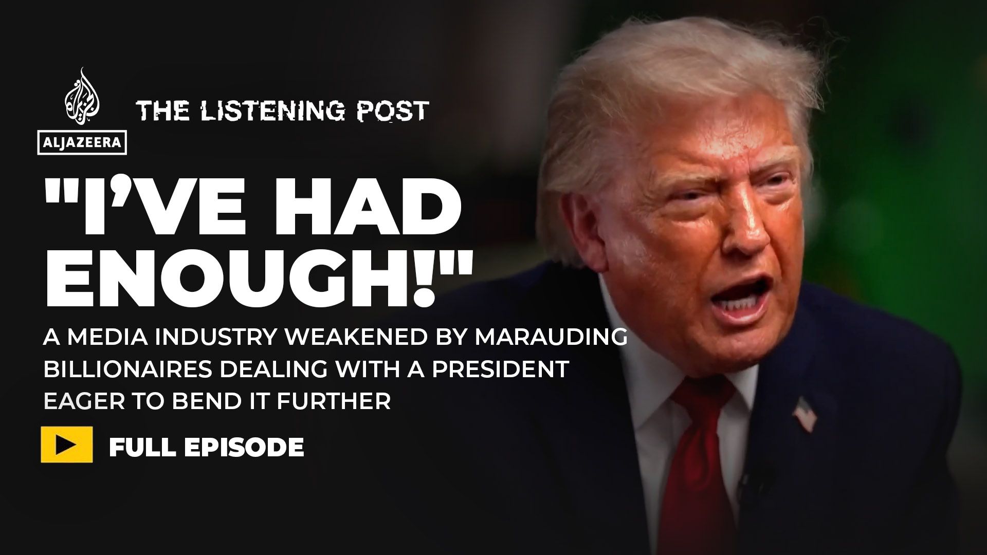 Trump’s pressure on media owners draws scrutiny