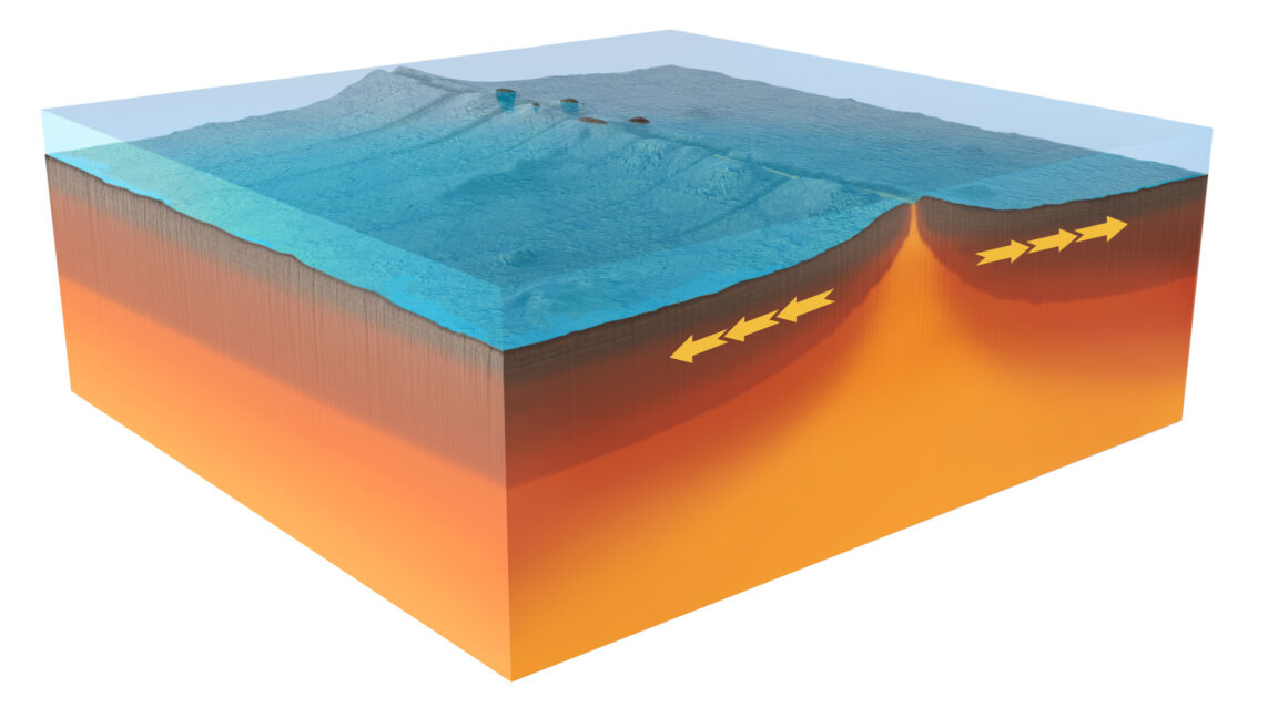Seafloor spreading near Antarctic plate unfolded in a six-day burst