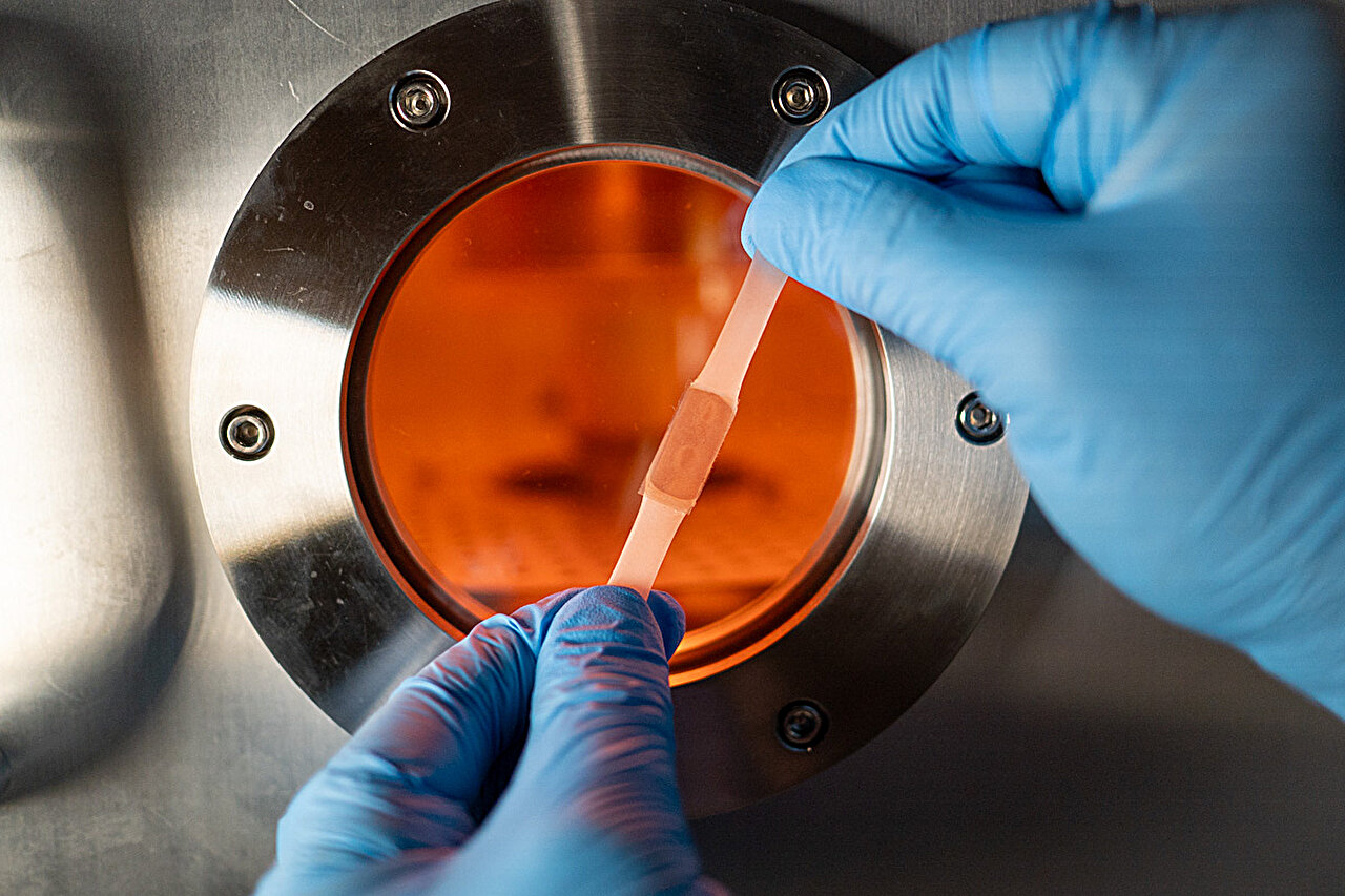 Plasma-bonded gel dressing shows faster burn wound closure