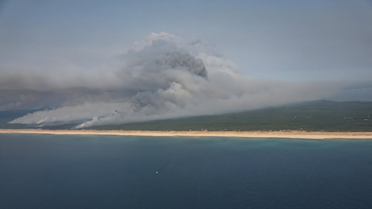 France pyrocumulonimbus wildfire forces firefighters into defense