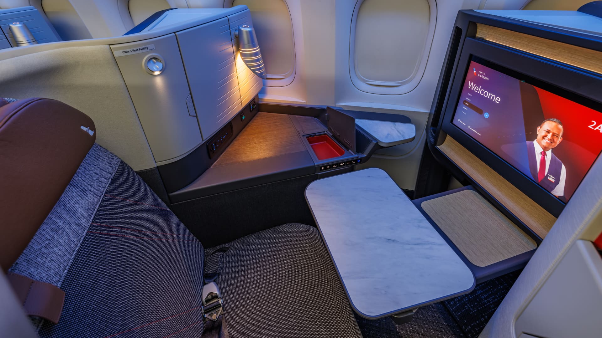American Airlines 777 redesign features 144 premium seats