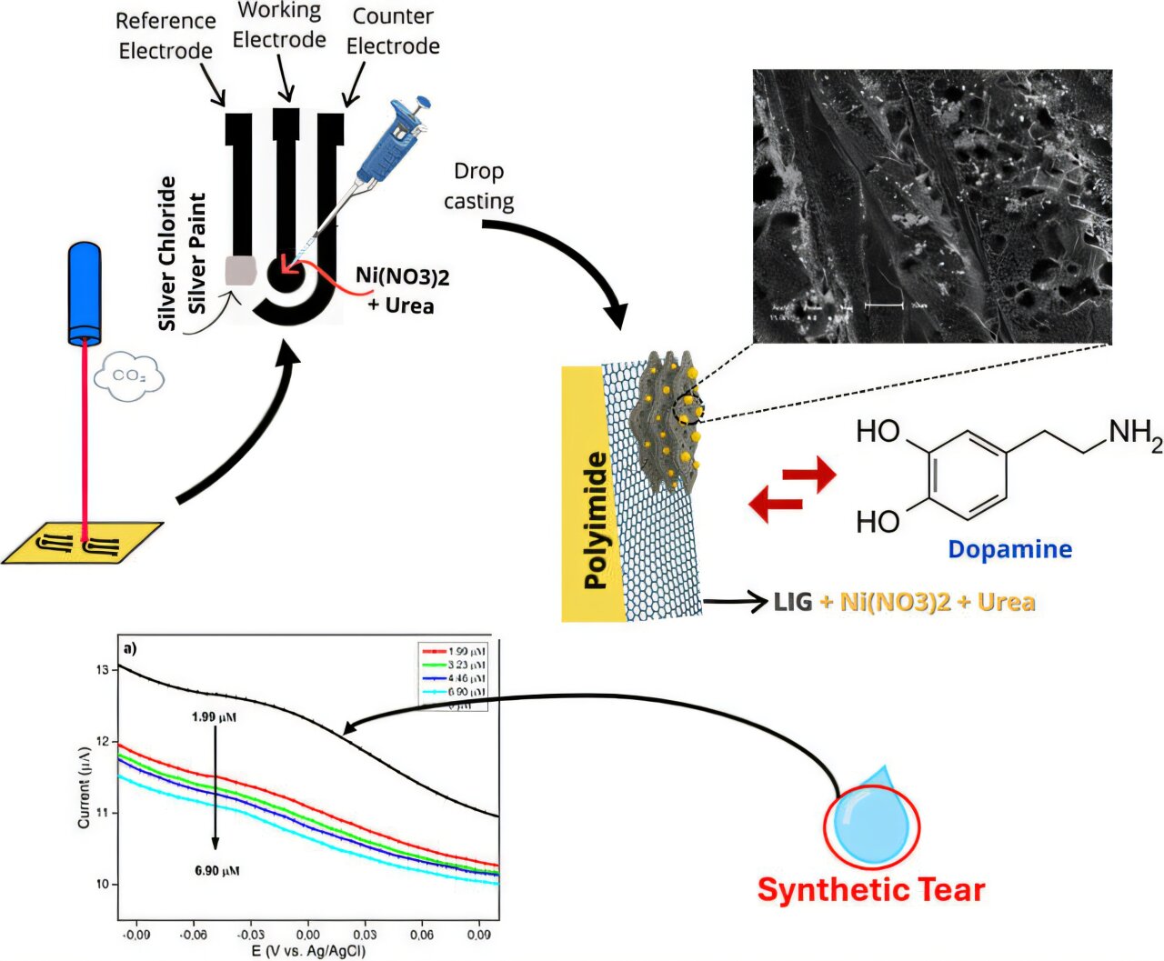Tear-based dopamine sensor points to less invasive brain monitoring