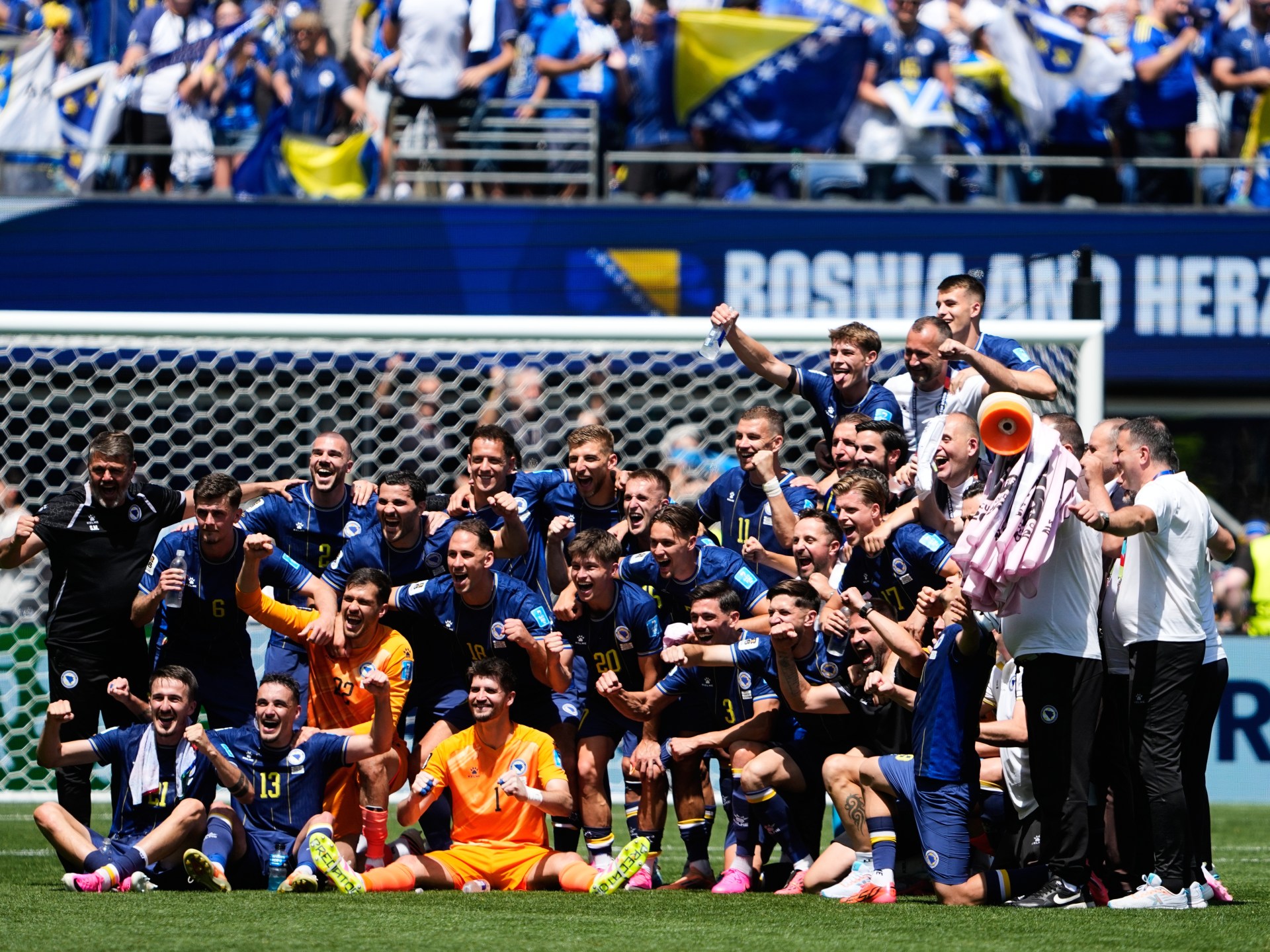 Bosnia beat Qatar to stay in hunt for World Cup knockouts