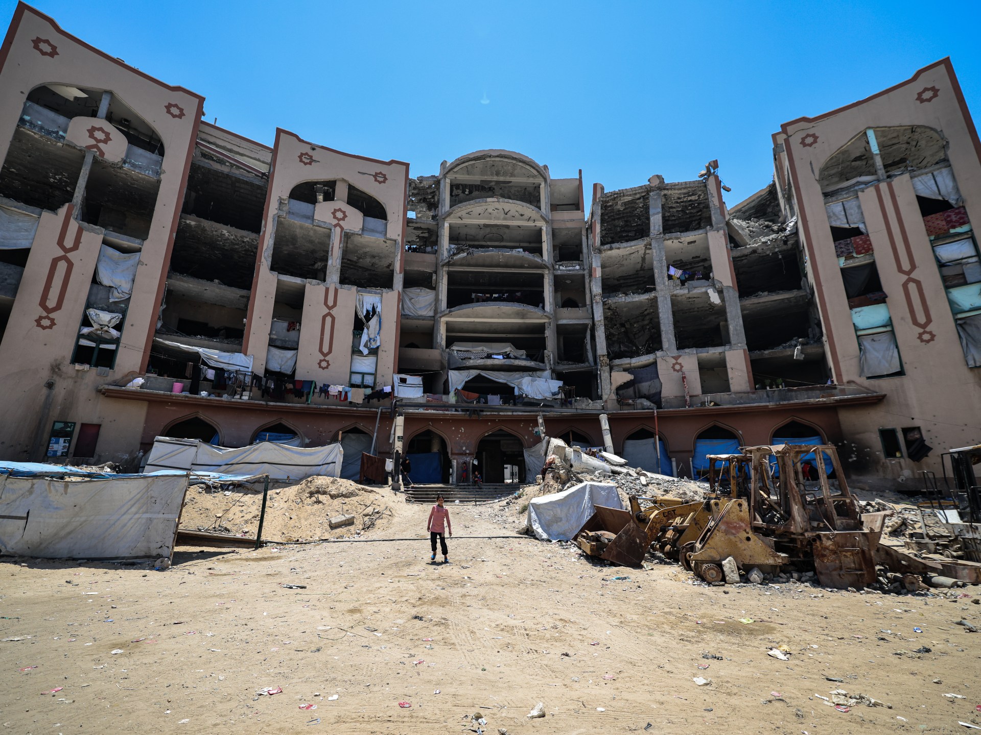 Islamic University of Gaza rebuilding effort faces ruined labs and shelters