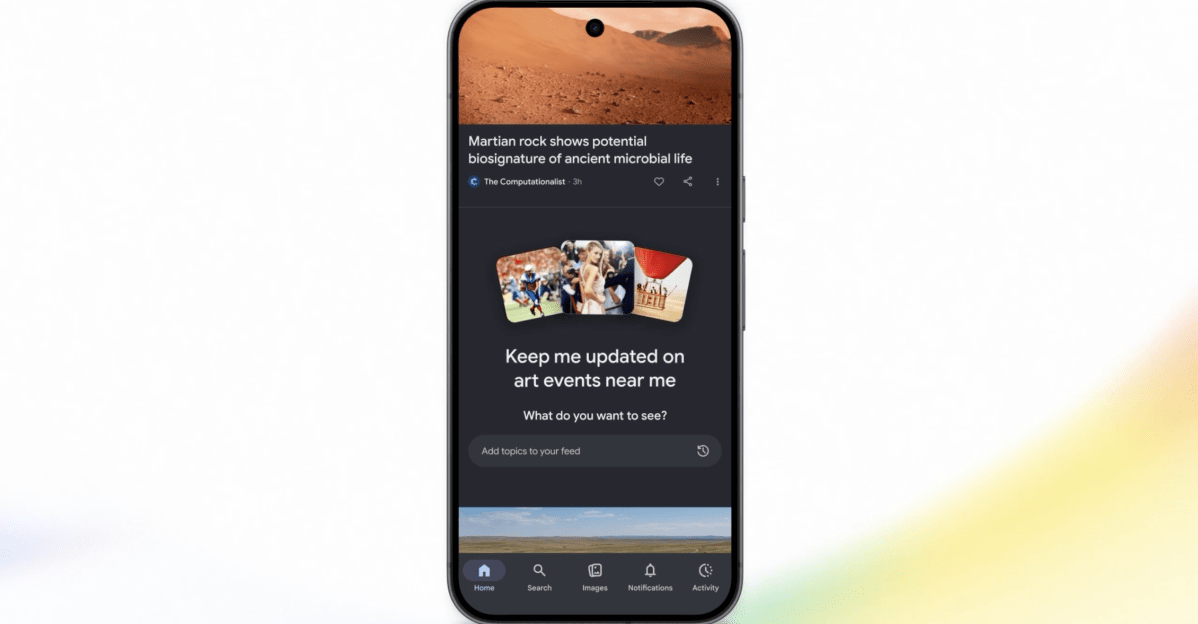 Google Discover AI customization will let users tune their feeds with prompts