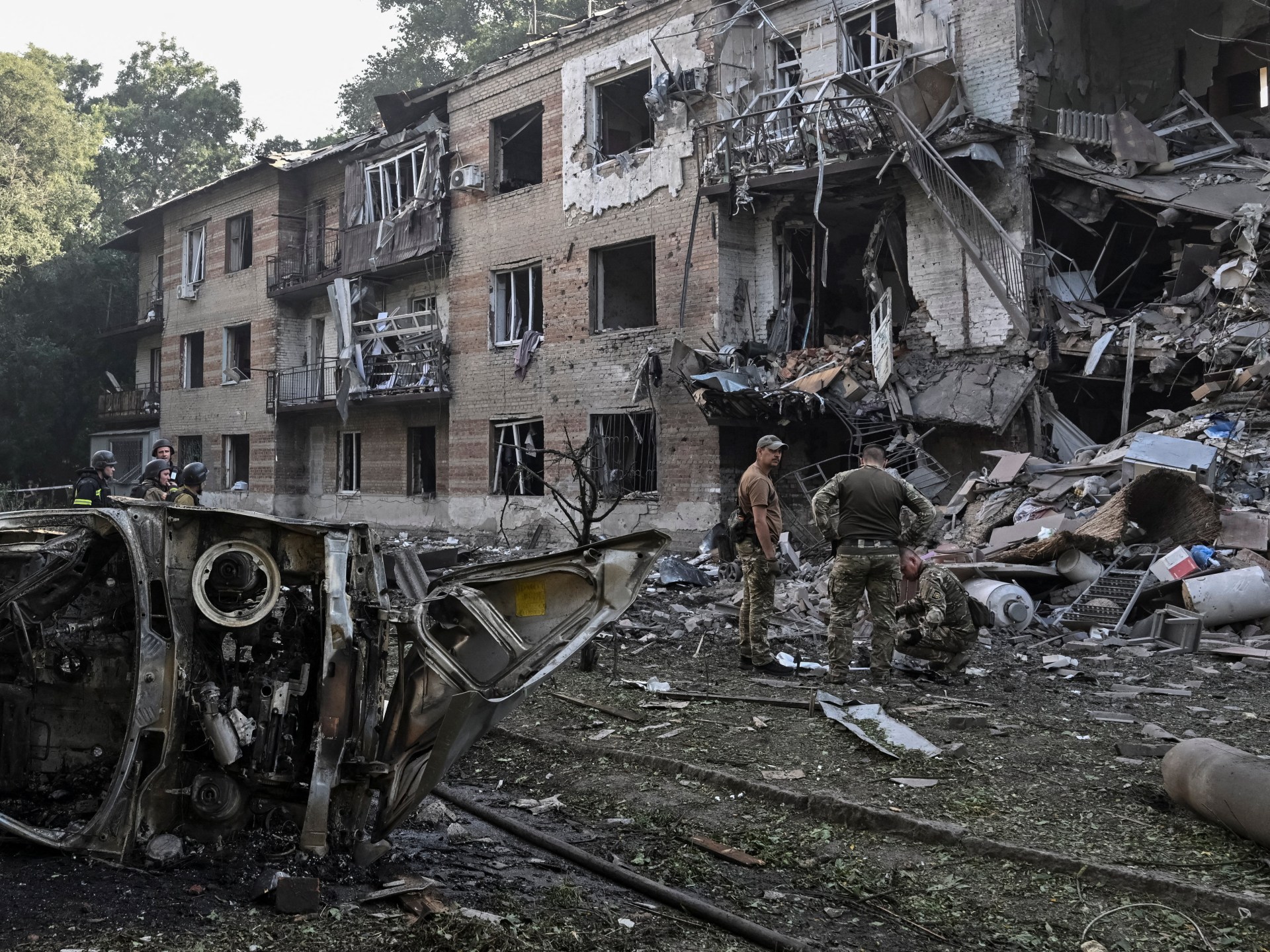 Kyiv hit by Russian missiles after EU and Ukraine sign drone pact