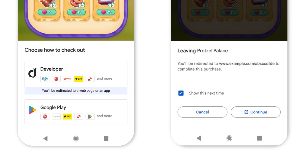 Google Play billing overhaul will open the door to outside payments