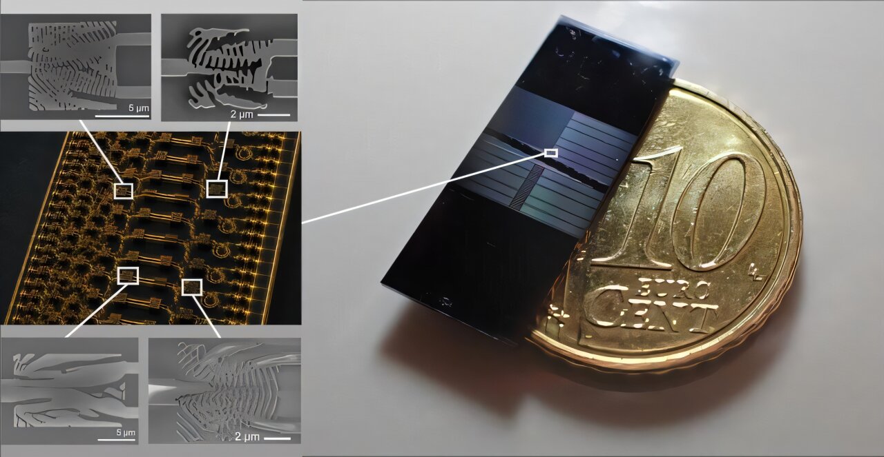Photonic circuits inverse design yields smaller foundry-ready chip parts