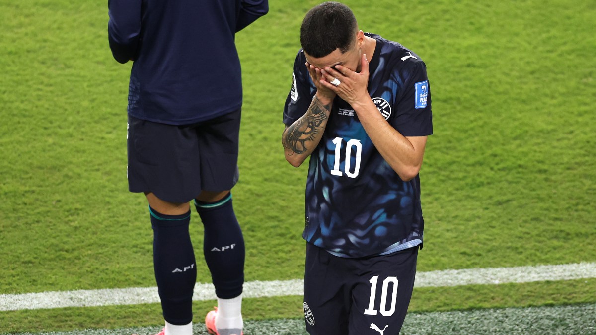 Almiron gets one-match ban under World Cup mouth-covering rule