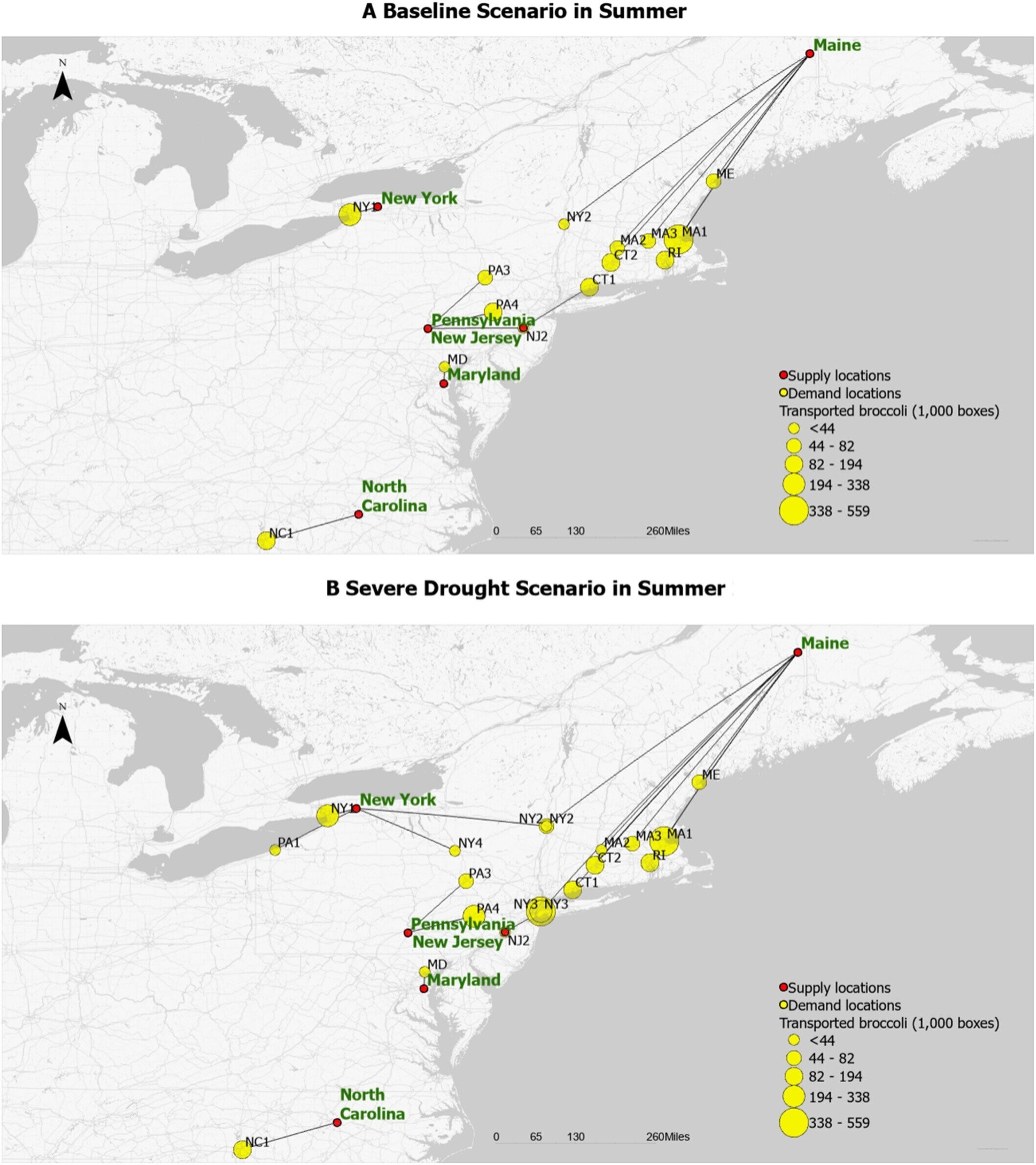 East Coast broccoli expansion may reduce drought exposure