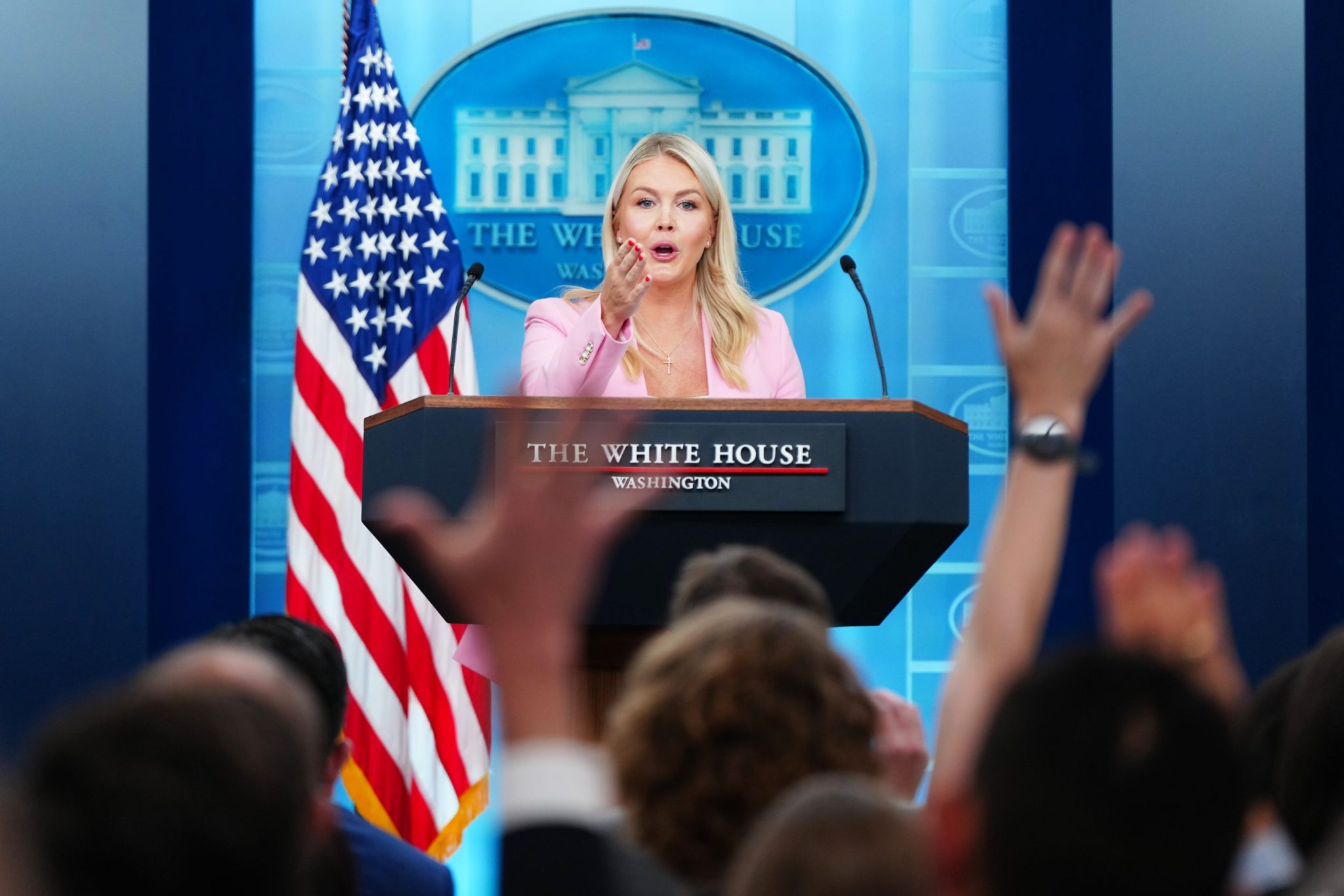 Trump teleprompter aide put on unpaid leave over betting allegations