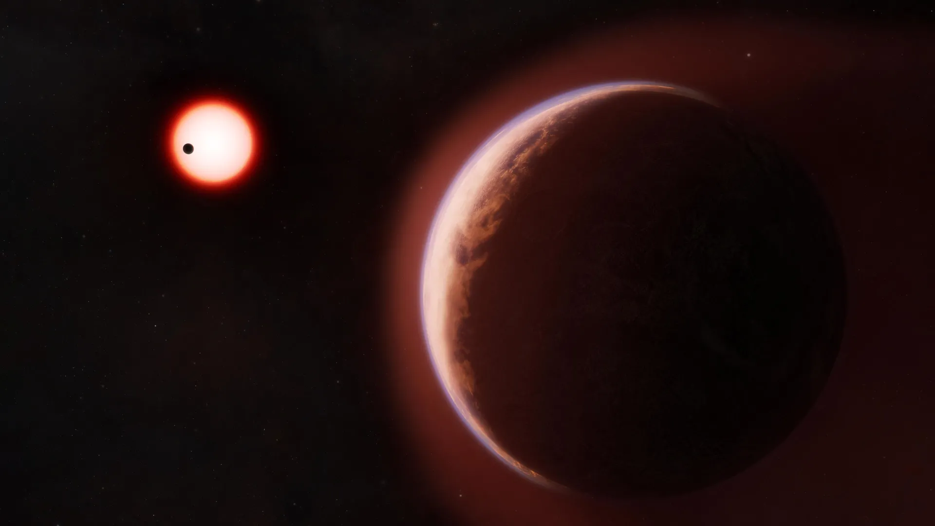 Rocky exoplanet in habitable zone found with an atmosphere