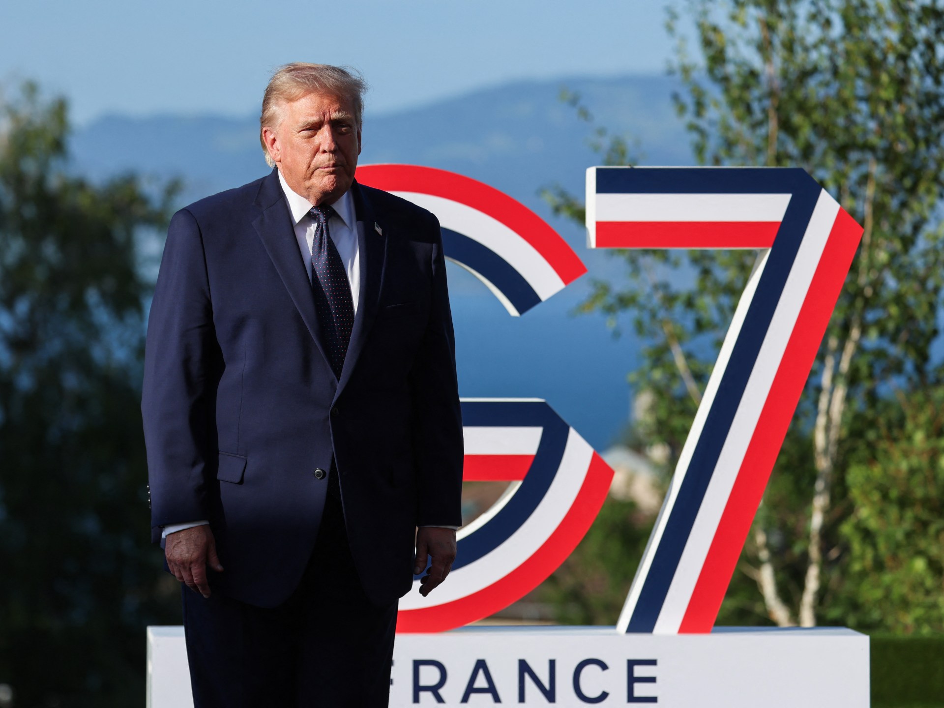 Trump brings Iran ceasefire claim and Ukraine pitch to G7