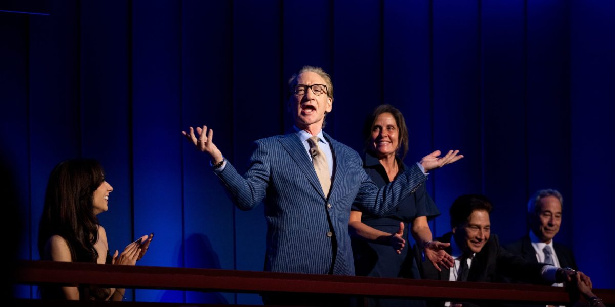 Maher accepts Mark Twain Prize as Kennedy Center fight shadows gala