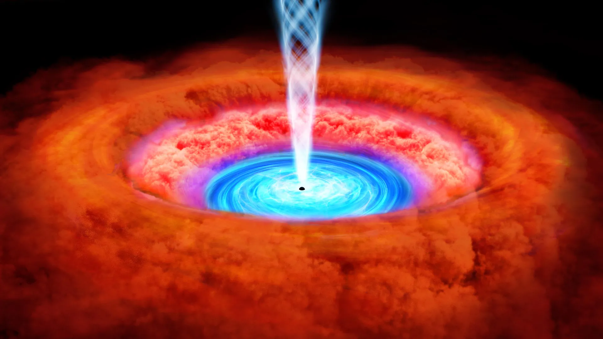 Black hole winds tied to missing stars in giant galaxies
