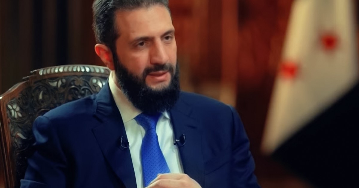 Syria Israel security deal is being pursued, Ahmed al-Sharaa says