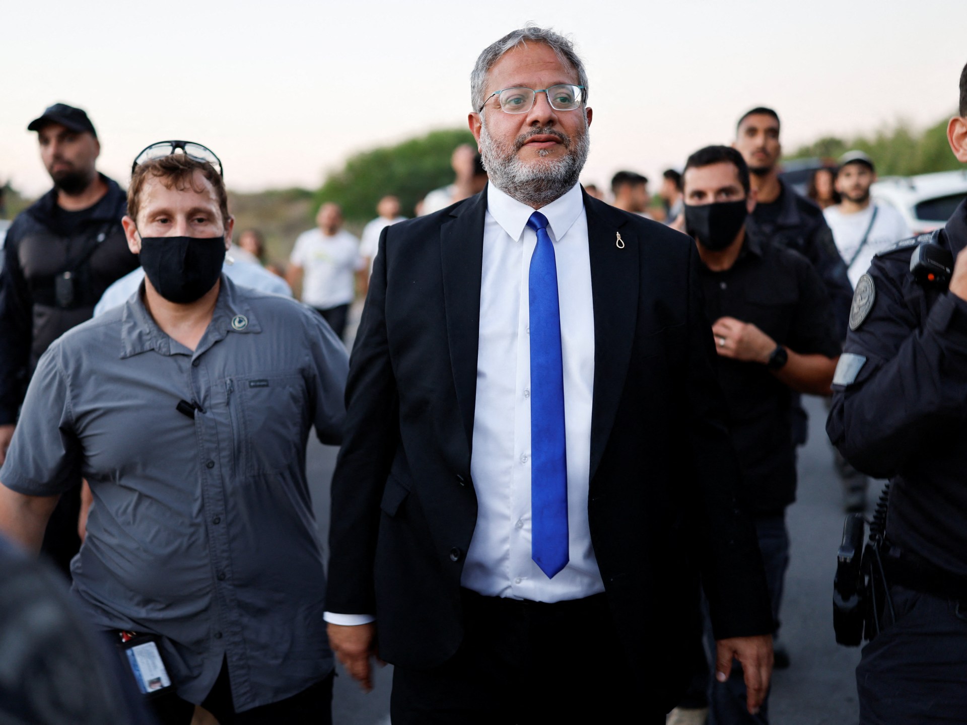 Israeli ministers join Gaza border march calling for settlements to return