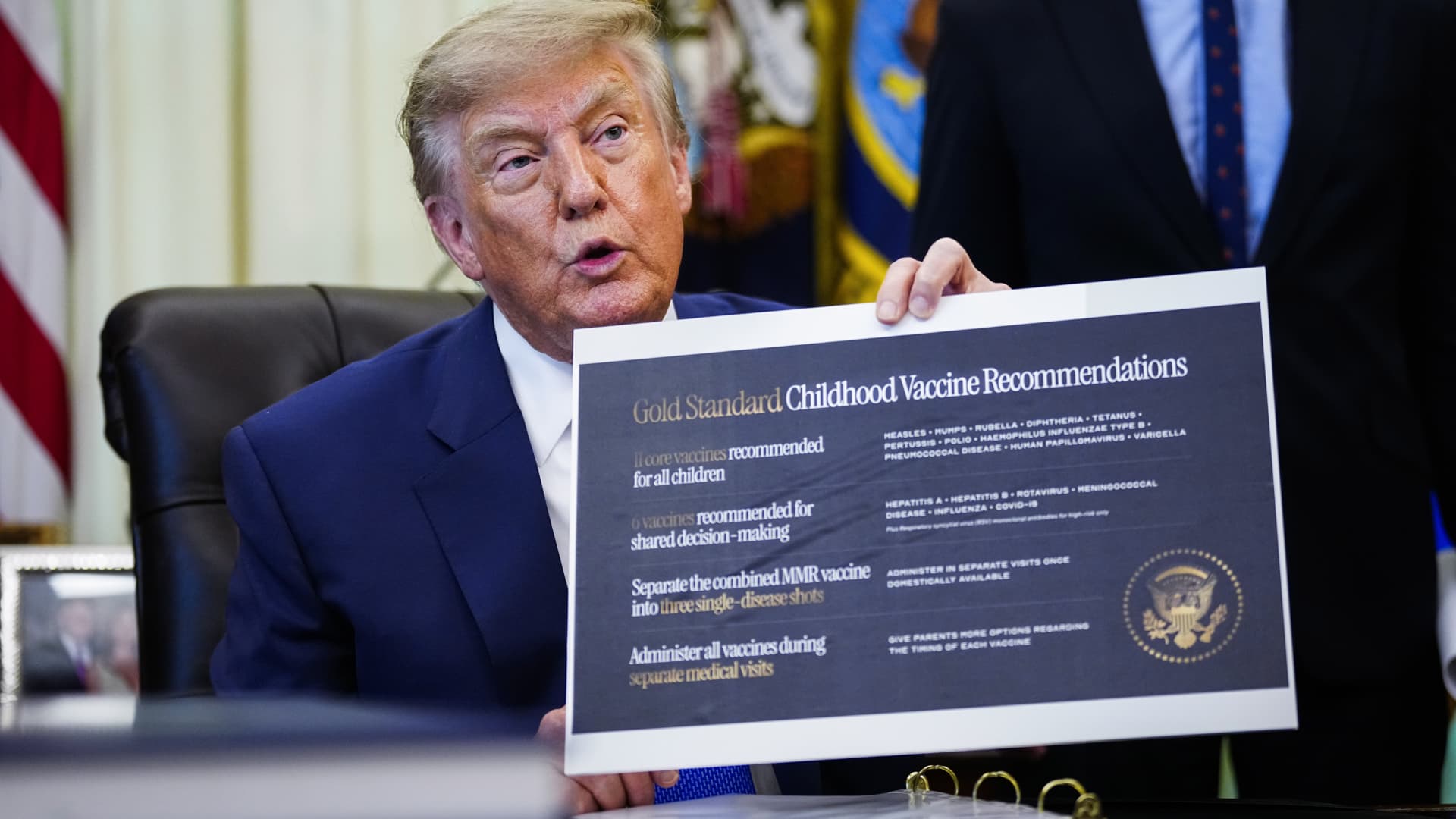 Trump split MMR vaccine proposal faces approval and access hurdles