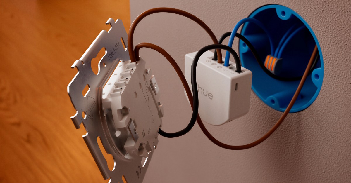 Philips Hue adds in-wall modules for standard light switches in Europe
