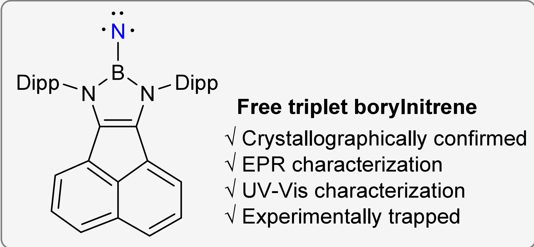 Chemists pin down borylnitrene structure inside a frozen crystal