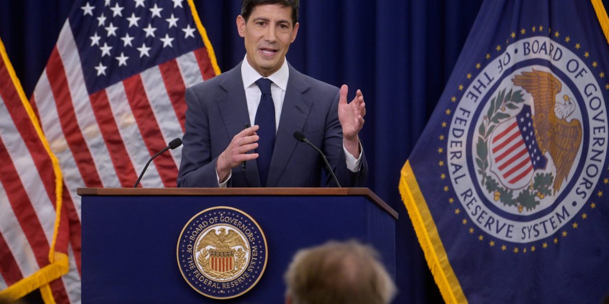Warsh cuts Fed rate guidance, putting more weight on markets and colleagues