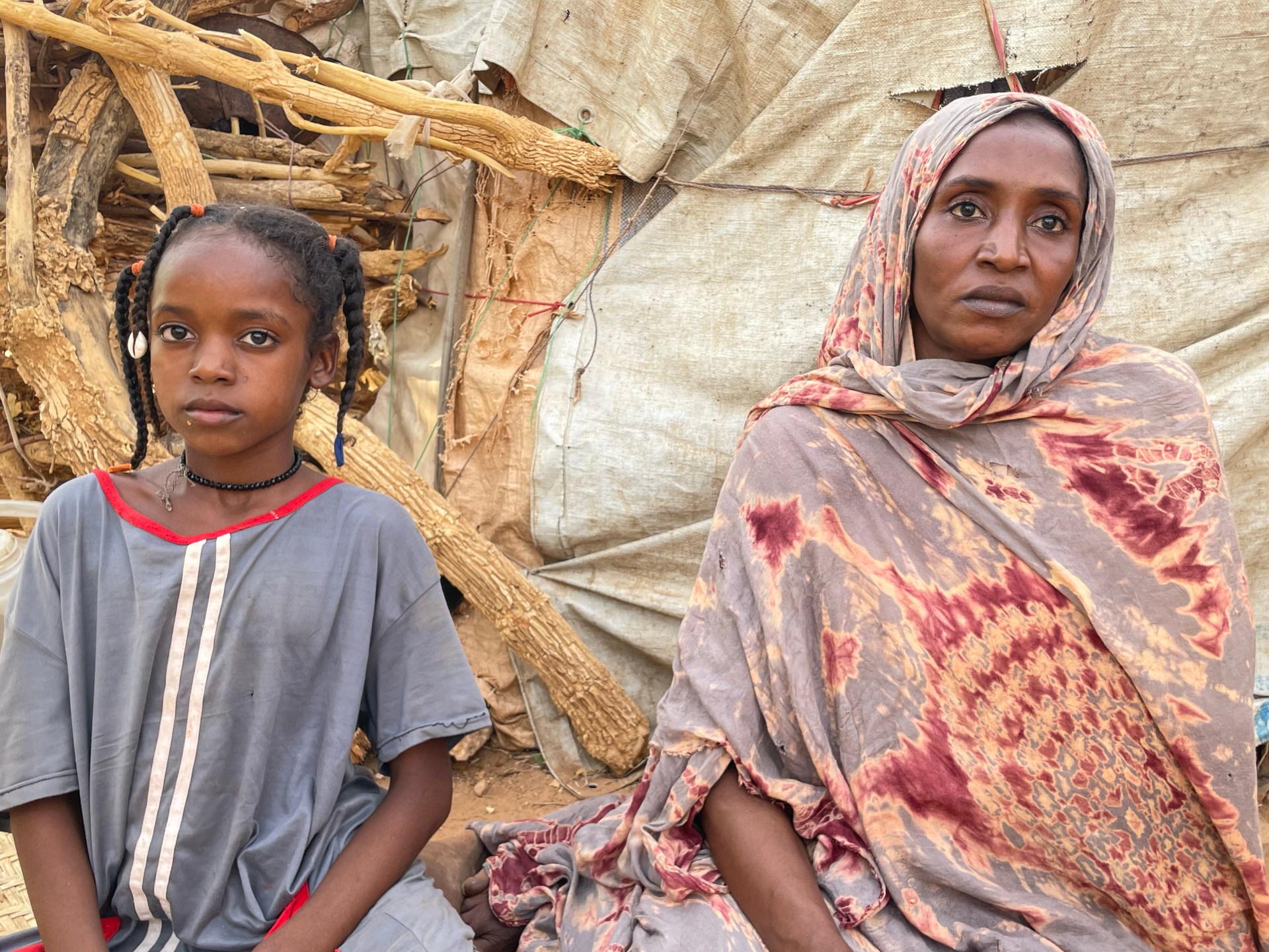 Displaced Sudanese shelter in el-Geneina as aid gaps widen