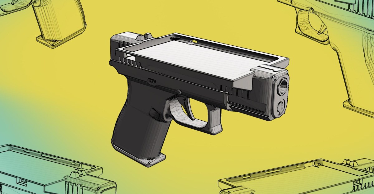 Gundle e-reader case tests gun-blocking rules for 3D printers