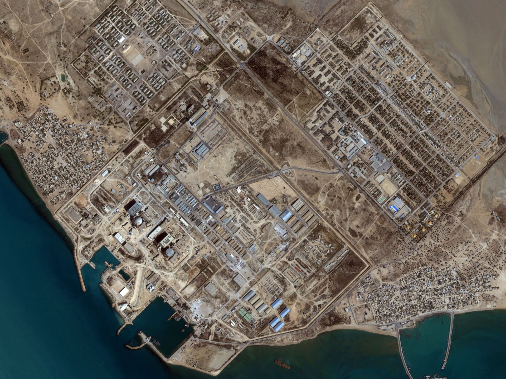 Satellite imagery indicates new strike marks at Iran’s Bushehr nuclear complex