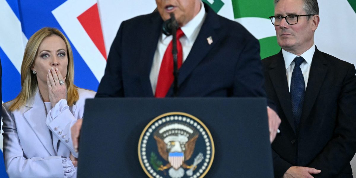 Hot mics catch lighter exchanges among G7 leaders