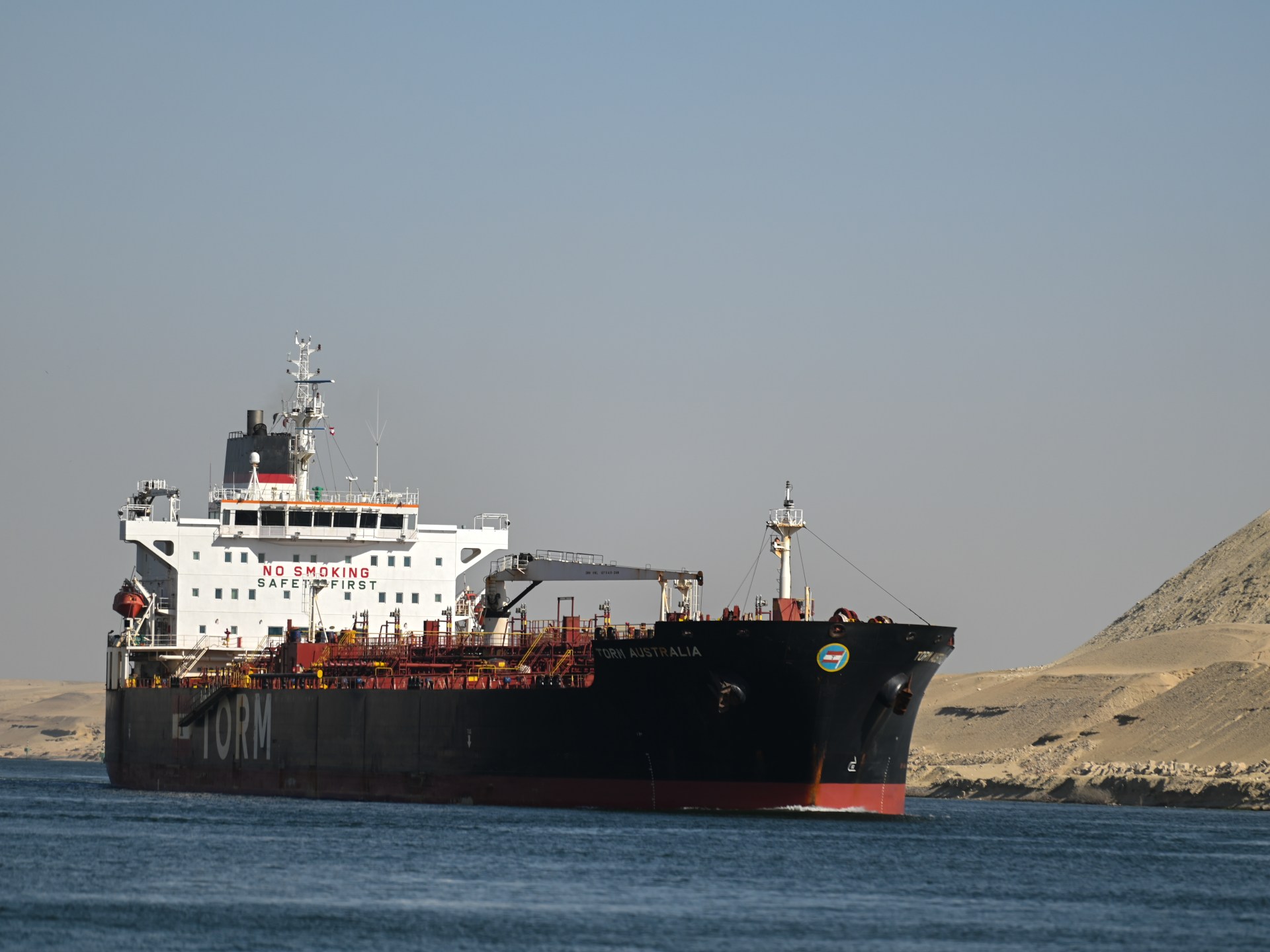 Saudi oil tankers turn back as Red Sea route comes under threat