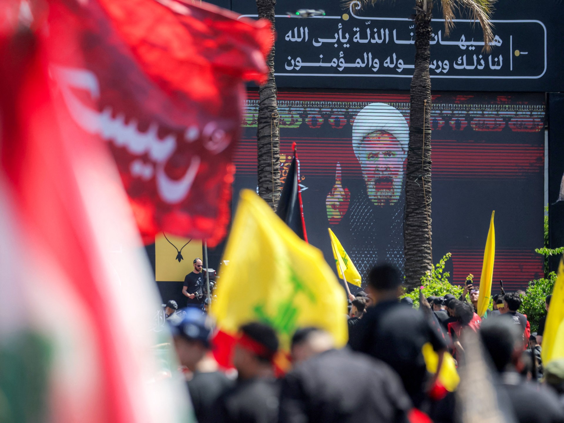 Hezbollah chief demands Israeli withdrawal as Washington talks continue